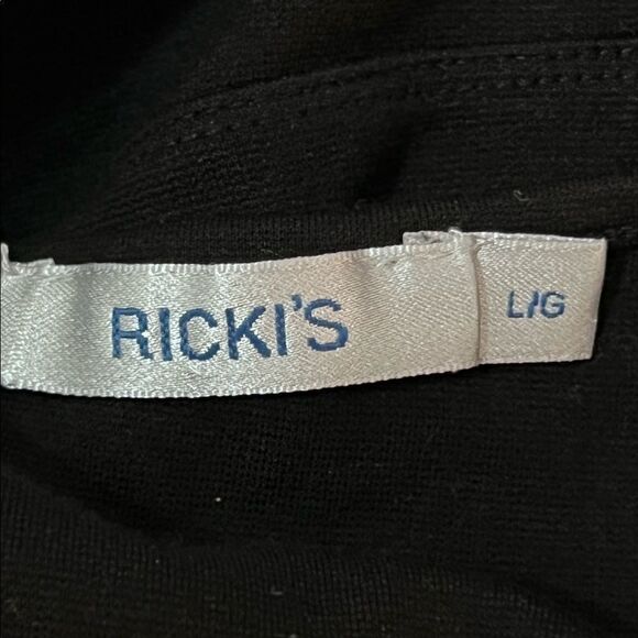 𝅺ricki’s Size L Fit & Flare Black dress - Picture 5 of 5